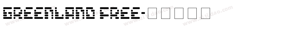 Greenland FREE字体转换